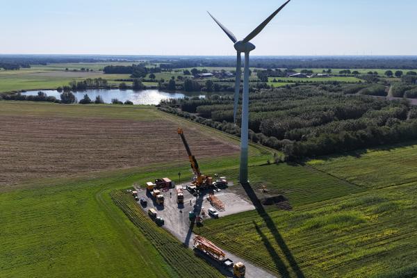 Aurich – Dismantling of Four Enercon E66 Turbines